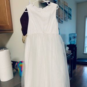 Girls David’s Bridal size 7 mini bride dress